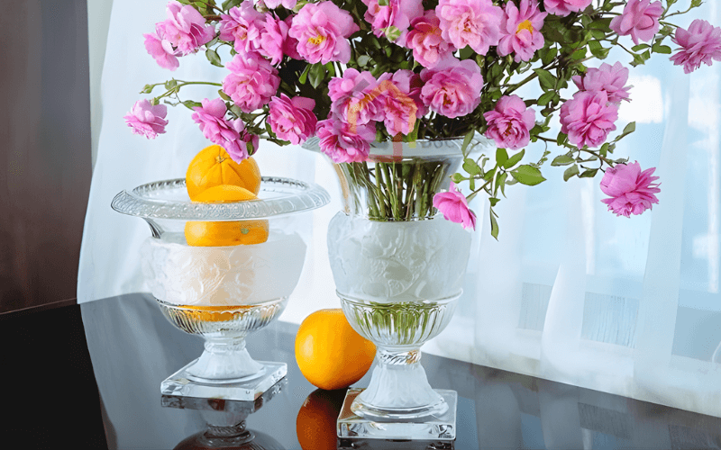 Tô pha lê Antique 25cm Crystal Bohemia