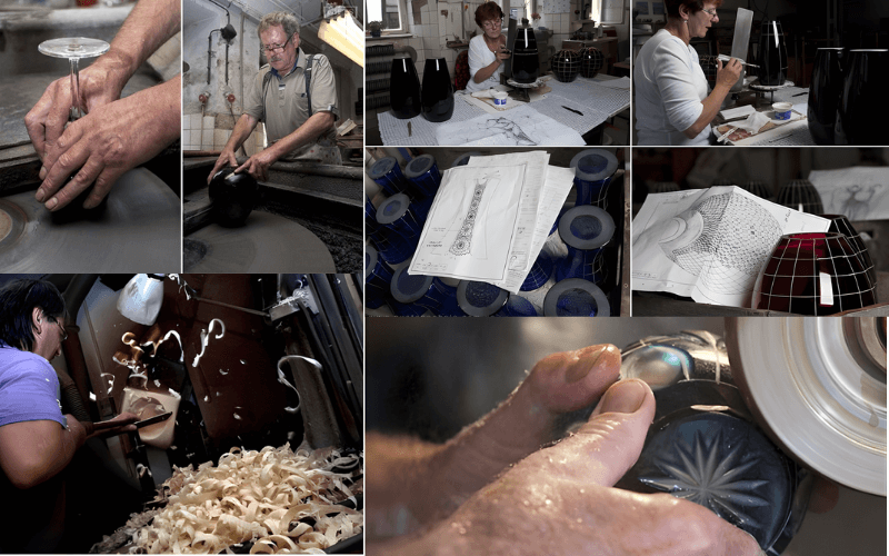 Đĩa pha lê Bohemia Crystal M57 31cm