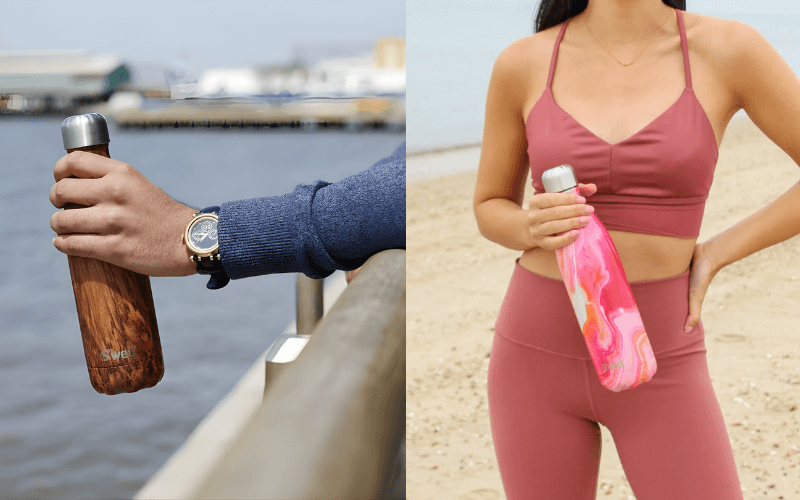 Bình giữ nhiệt S'well bằng thép không gỉ, dòng cổ điển linh hoạt phù hợp với cuộc sống