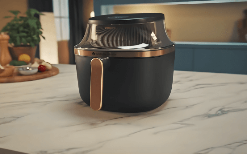 Nồi chiên không dầu Philips NA332/00 6,2L thiết kế hiện đại sang trọng