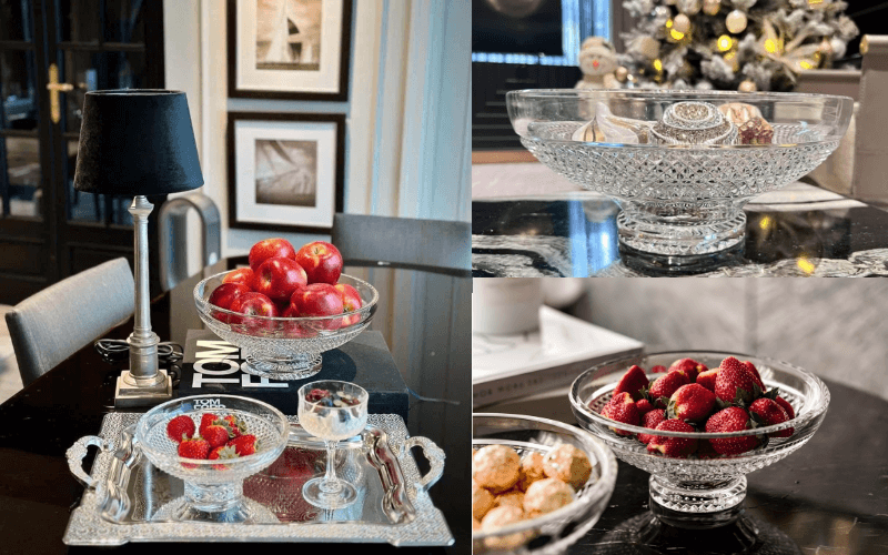 Tô pha lê Bohemia Trinity sang trọng ứng dụng linh hoạt