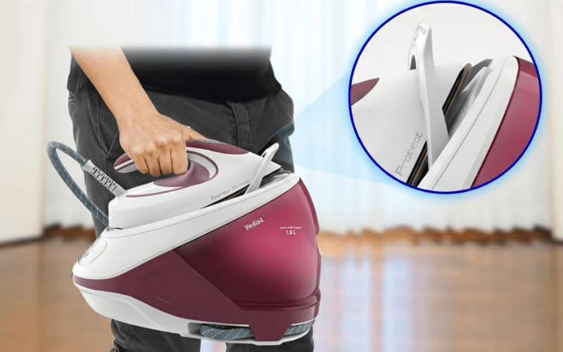 Bàn là hơi nước cao cấp Tefal SV9201 Express Protect màu đỏ