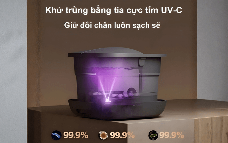 bồn ngâm chân massage Philips PPM6504