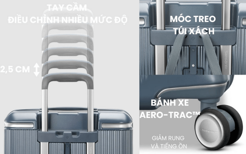 Valy doanh nhân Samsonite Silhouette 18 đủ size