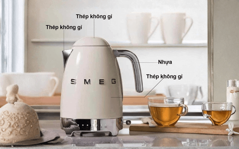 Ấm siêu tốc SMEG KLF03 1,7L