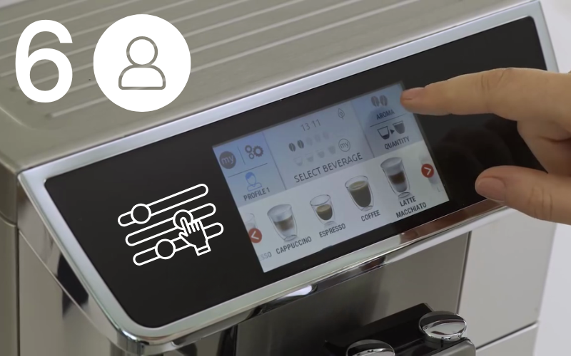 Máy pha cà phê tự động De'Longhi PrimaDonna Elite Experience ECAM 656.85.MS màu bạc