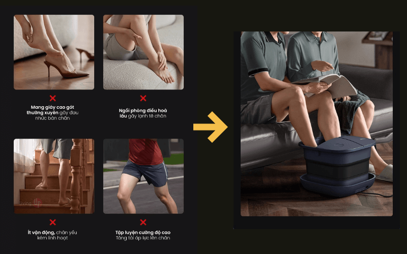 bồn ngâm chân massage Philips PPM6504