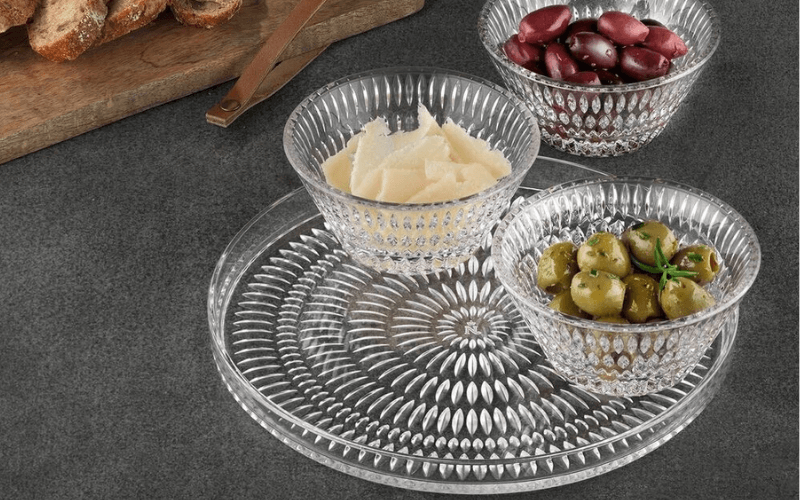 Bộ 2 đĩa pha lê Nachtmann Ethno 105767