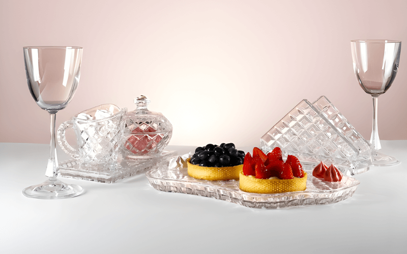 Bình rót sữa Diamond Classic 120ml Crystal Bohemia