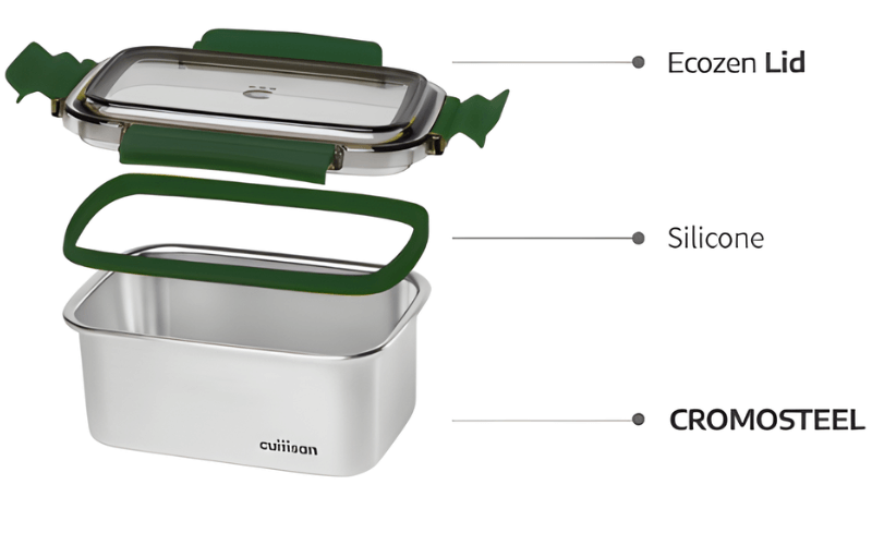 Hộp Inox Cao Cấp Cuitisan Signature nhiều dung tích