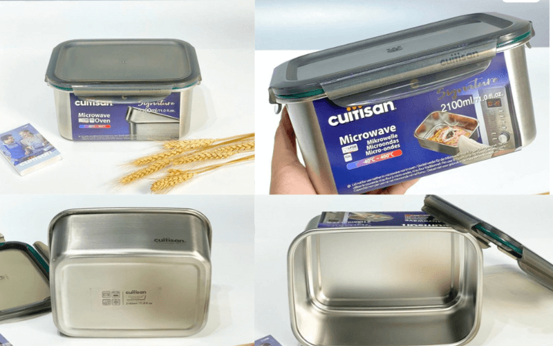 Hộp Inox Cao Cấp Cuitisan Signature nhiều dung tích
