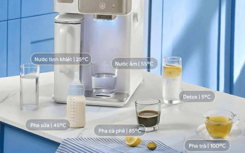 Máy lọc nước RO 6in1 Philips ADD6922CG/97 để bàn màu trắng