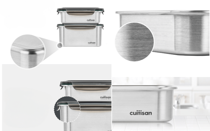 Hộp Inox Cao Cấp Cuitisan Bella nhiều dung tích