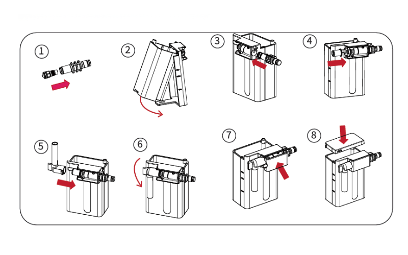 Máy pha cà phê KALERM B5 màu đen