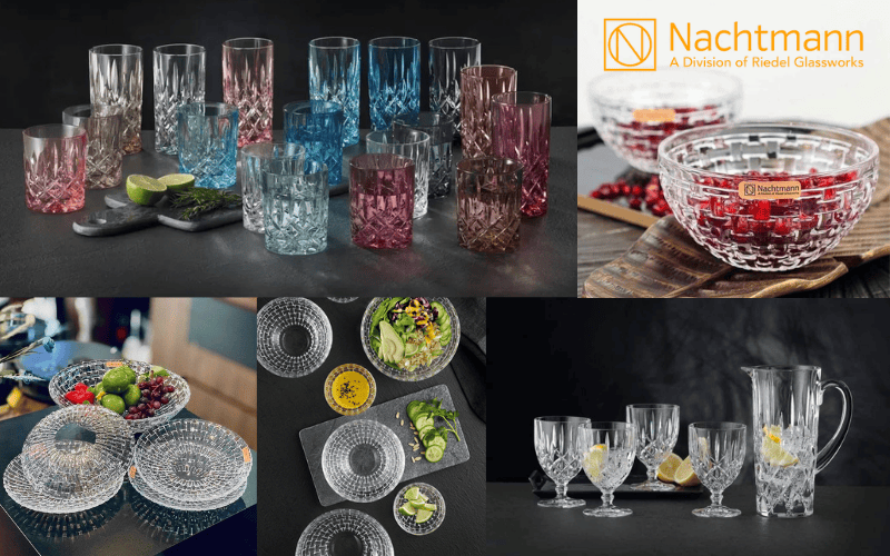 Đĩa pha lê chữ nhật dài Nachtmann Bossa Nova 28/42cm