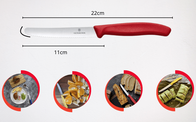 Dao đa năng Victorinox 11cm Swiss Classic nhiều màu