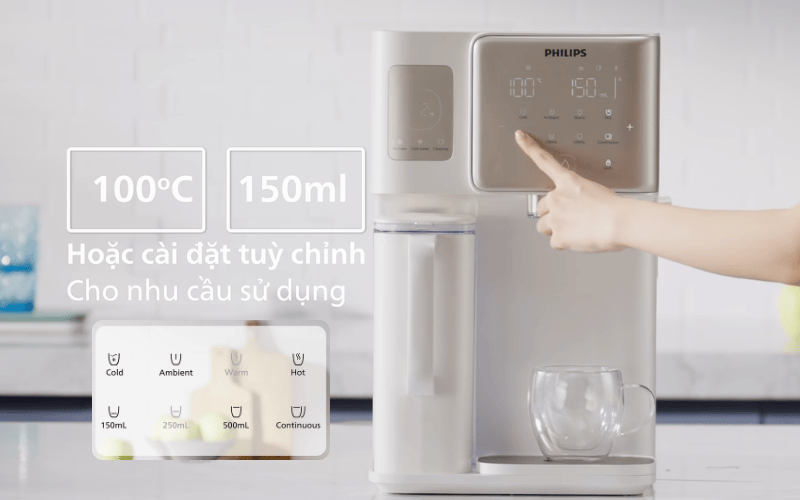 Máy lọc nước RO 6in1 Philips ADD6922CG/97 để bàn màu trắng