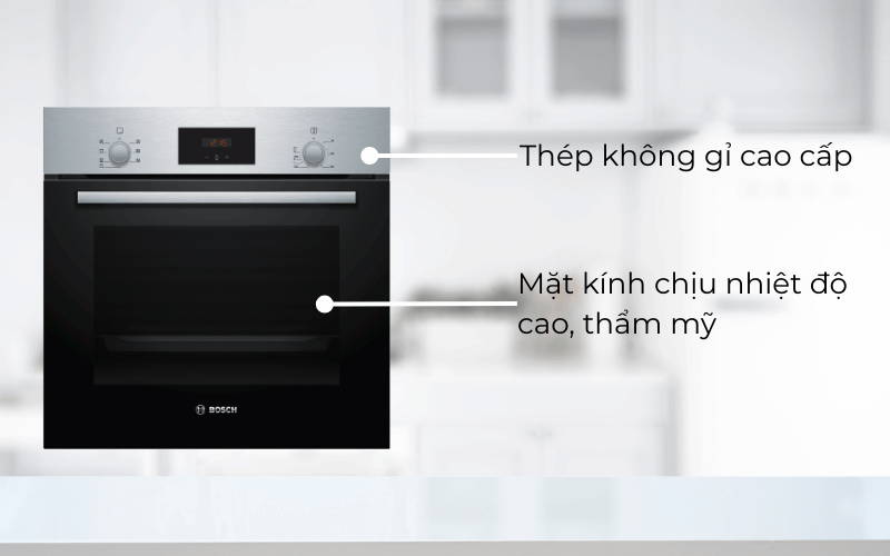 Thiết kế Lò nướng âm tủ BOSCH HBF113BR0A Serie 2