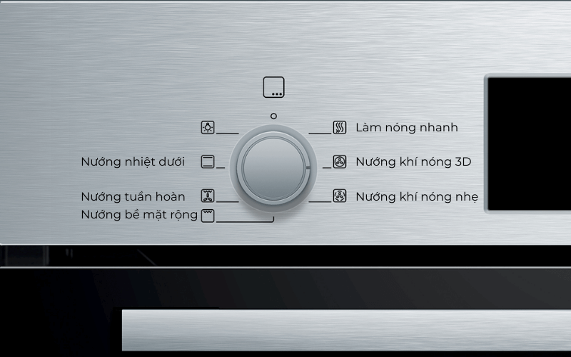 Các chế độ của lò nướng âm tủ BOSCH HBF113BR0A Serie 2