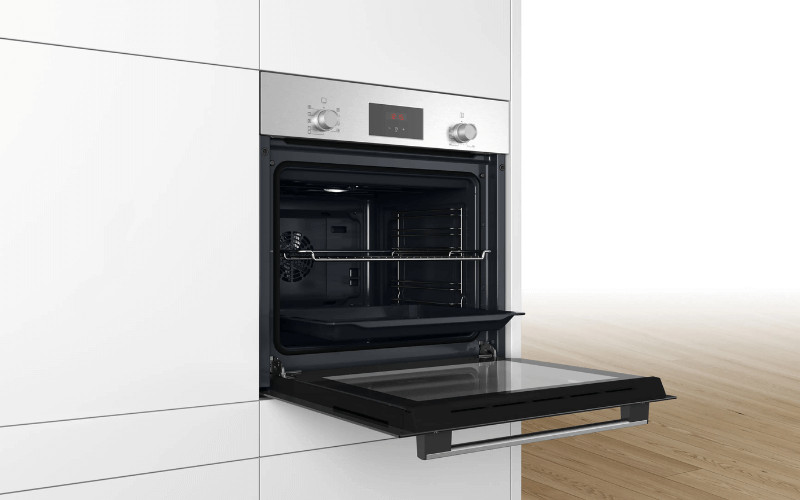 EcoClean và làm sạch thủy phân lò nướng BOSCH HBF113BR0A Serie 2