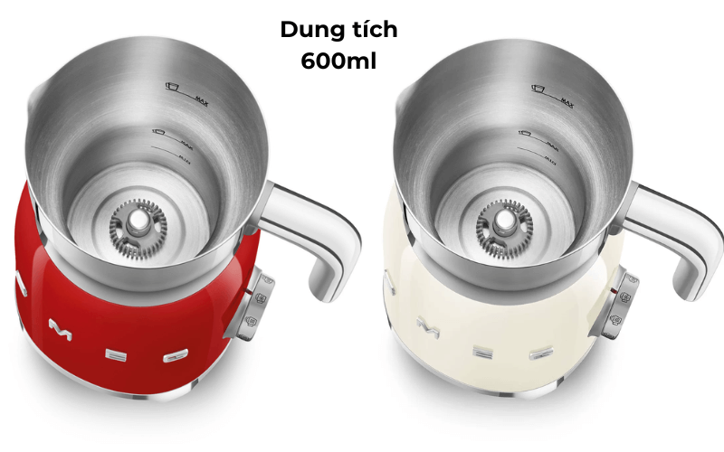 Máy đánh&nbsp;bọt sữa SMEG MFF11 dung tích