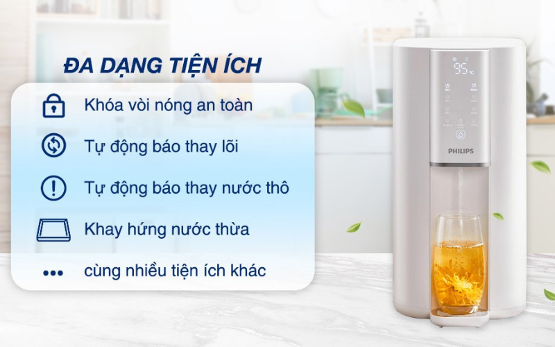 Máy lọc nước RO Philips ADD6901HWH01/74 màu trắng