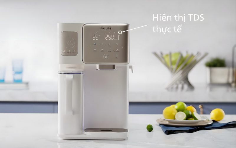 Máy lọc nước RO 6in1 Philips ADD6922CG/97 để bàn màu trắng