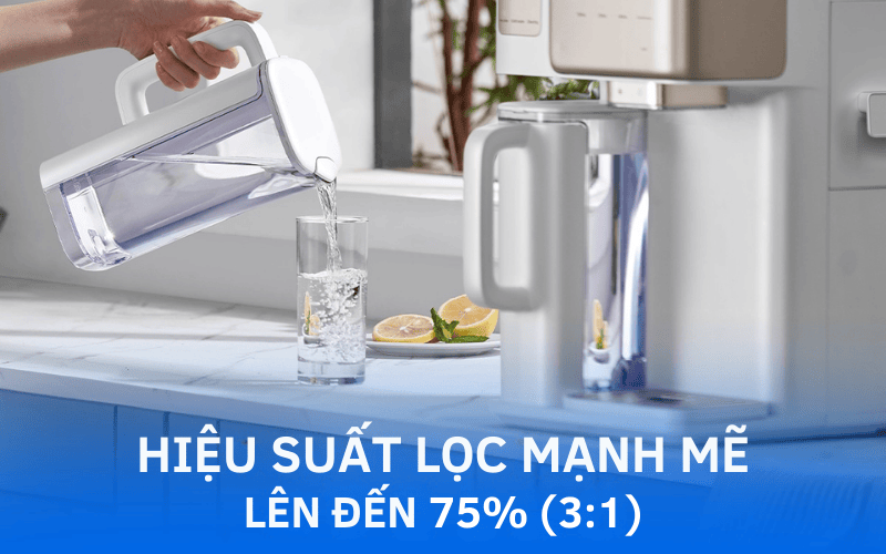 Máy lọc nước RO 6in1 Philips ADD6922CG/97 để bàn màu trắng