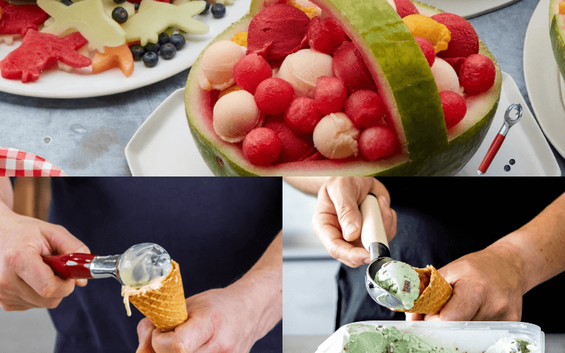 Muỗng múc kem KitchenAid Coreline KAG117 múc trái cây
