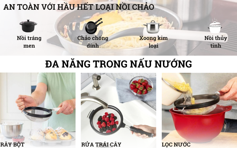 Công dụng rây lọc KitchenAid Coreline KAG161