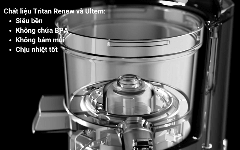 Máy ép chậm SMEG chất liệu