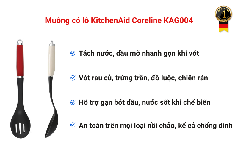 Muỗng có lỗ KitchenAid Coreline KAG004