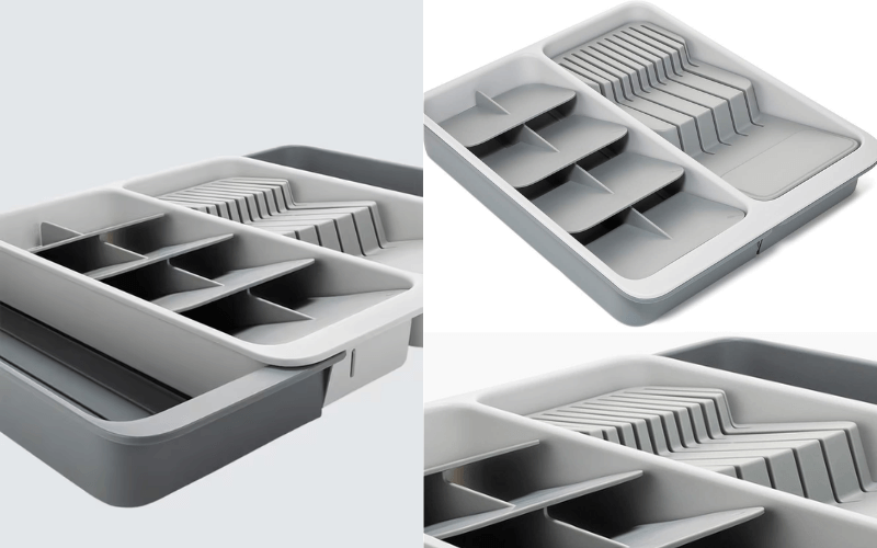 Khay đựng dao muỗng nĩa và cắm dao hộc kéo nhà bếp có thể mở rộng DrawerStore Joseph Joseph 8500015