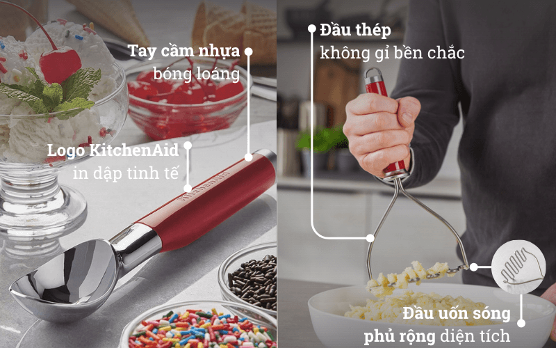 Thiết kế dụng cụ nghiền KitchenAid Coreline KAG008