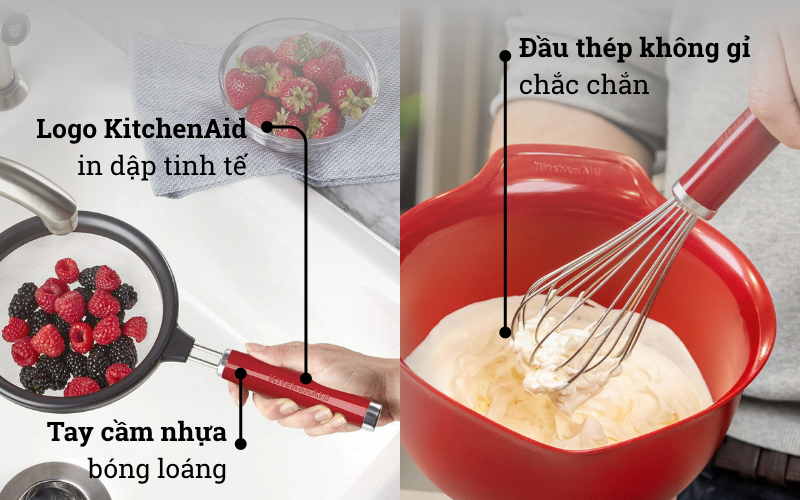 Phới lồng đánh trứng KitchenAid Coreline KAG060 sang bền