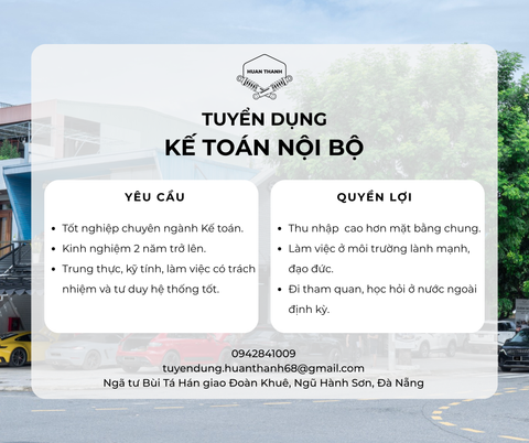 TUYỂN DỤNG KẾ TOÁN NỘI BỘ