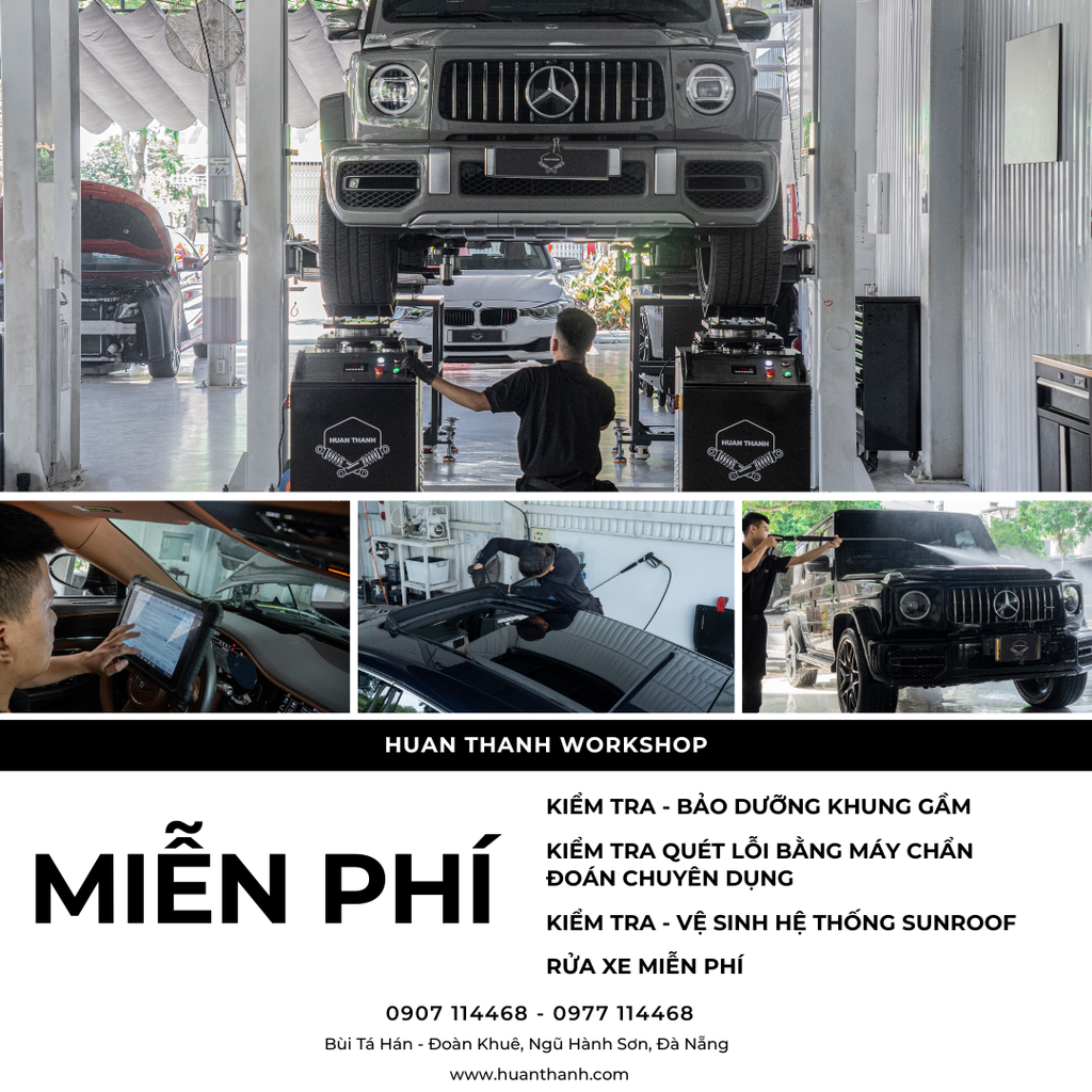 MIỄN PHÍ KIỂM TRA - BẢO DƯỠNG HỆ THÔNG KHUNG GẦM, KIỂM TRA ĐỌC LỖI BẰNG MÁY CHẨN ĐOÁN