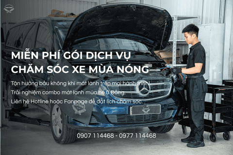 MIỄN PHÍ GÓI DỊCH VỤ CHĂM SÓC XE MÙA NÓNG