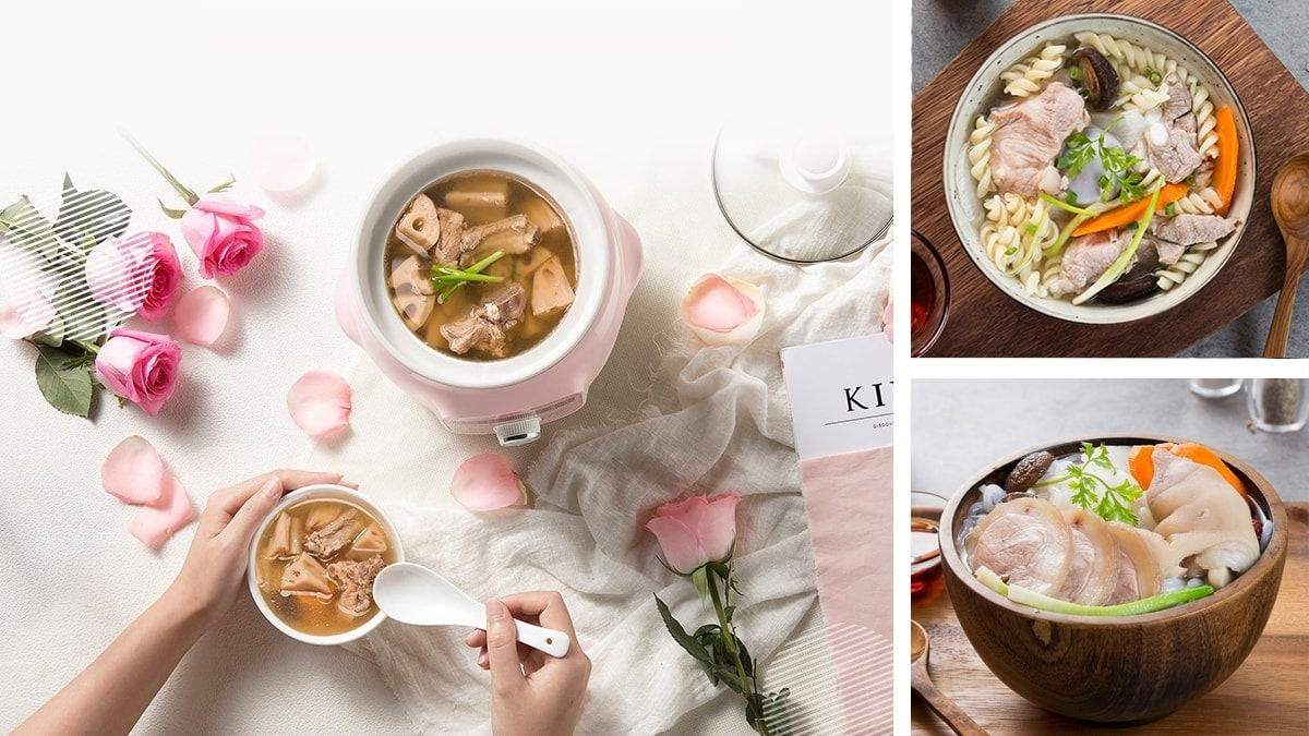 Cách Hầm Món Ngon Bằng Nồi Nấu Chậm Bear (Thịt, Xương, Thuốc Bắc, Hấp Chín Đều)