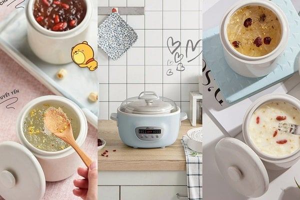 Món Tráng Miệng Bằng Nồi Nấu Chậm Bear: Sữa Chua & Chè Ngon Dễ Làm