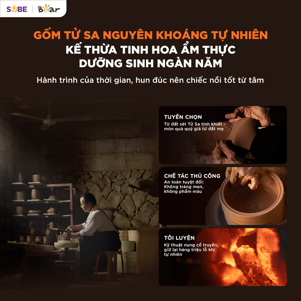 1. Chất liệu tử sa - nền tảng của món ngon đúng chuẩn dưỡng sinh