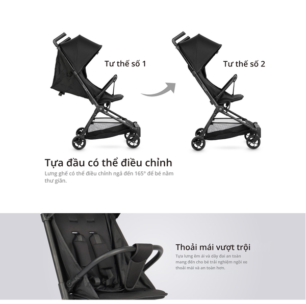 2. Thiết kế thoải mái - Điều chỉnh tối ưu cho bé