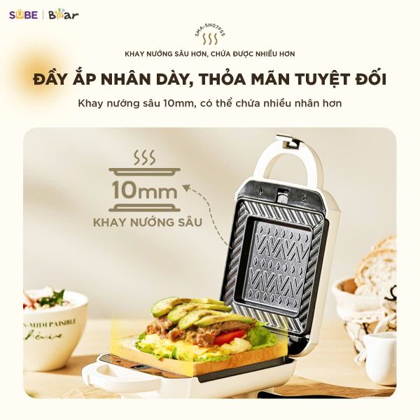 4. Khay nướng sâu và chống dính tuyệt đối