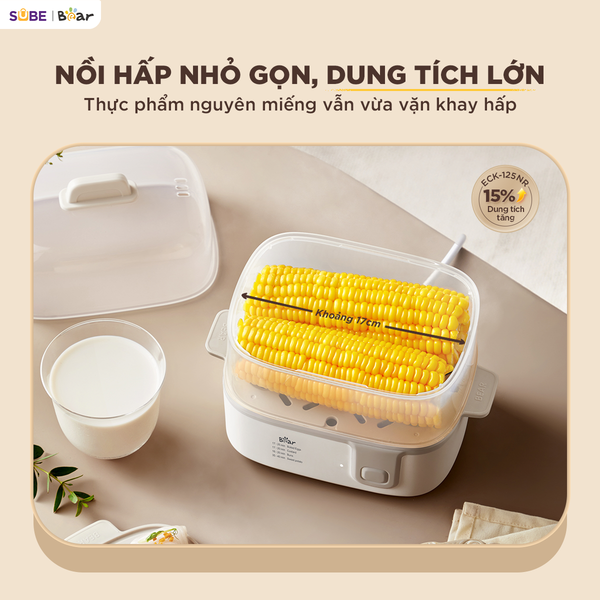 2. Dung tích sử dụng lớn - Chuẩn bị cho nhiều bữa mà không tốn thêm điện