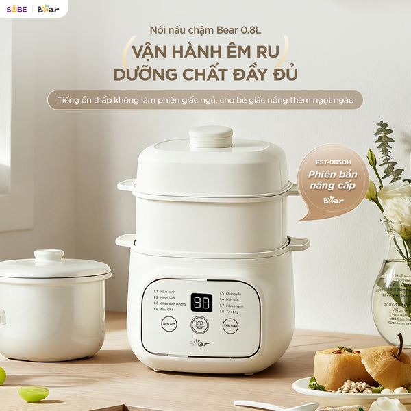 Nồi nấu chậm Bear 0.8L EST-085DH