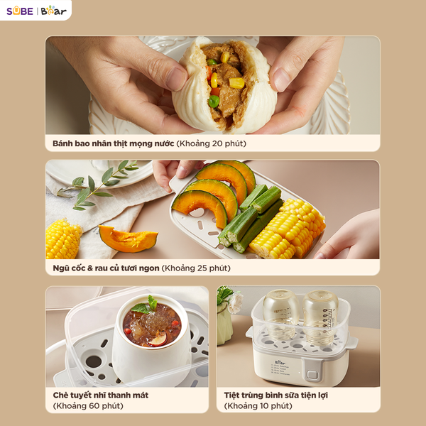 Khả năng chế biến đa dạng - Từ bữa sáng no đủ đến món tráng miệng dưỡng nhan