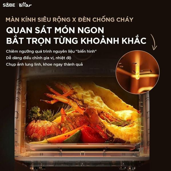 Quan sát món ăn dễ dàng - Hoàn hảo từng khoảnh khắc