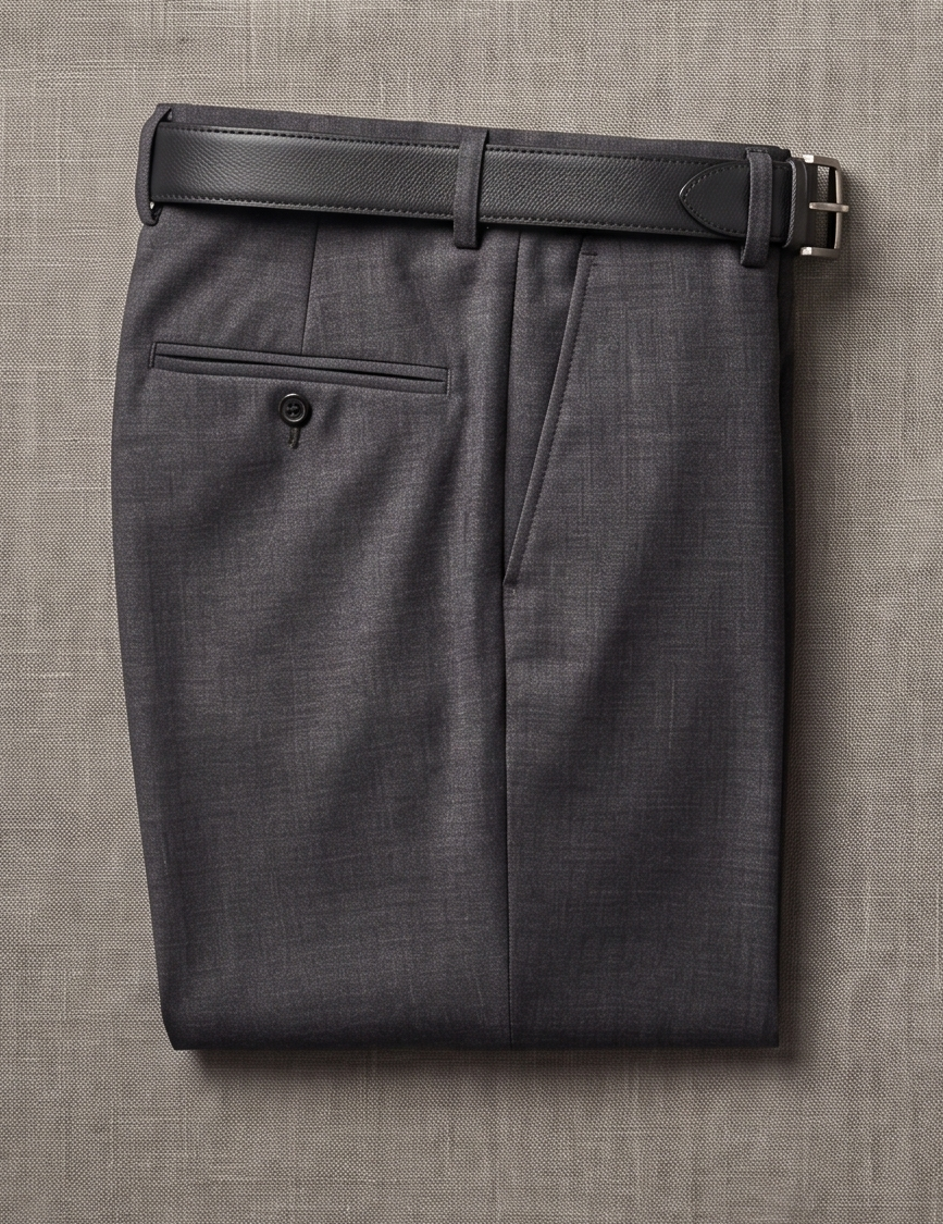 THE THREADNEEDLE FLAT-FRONT TROUSER