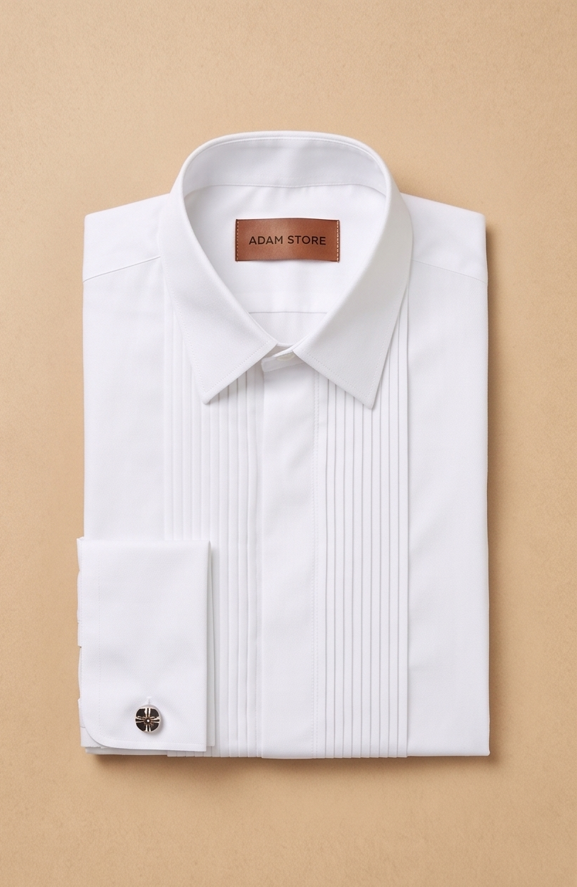 THE ETON PLEATED-FRONT DRESS SHIRT