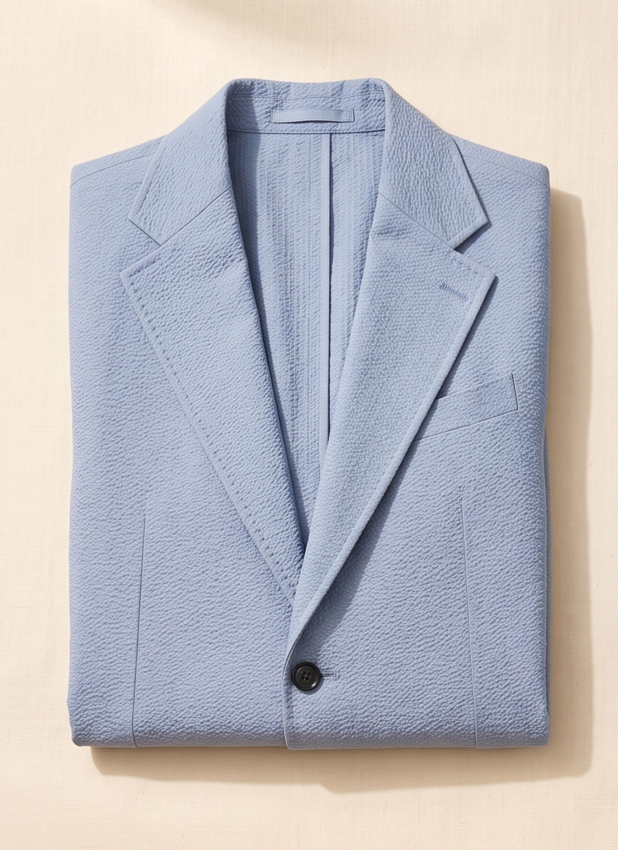 THE AMALFI SEERSUCKER BLAZER